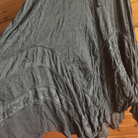 Dark Gray Boho Dress - Picture 3 of 10